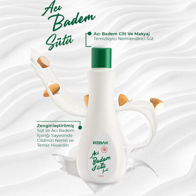 Bebak Acı Badem Sütü 215 ML - 2