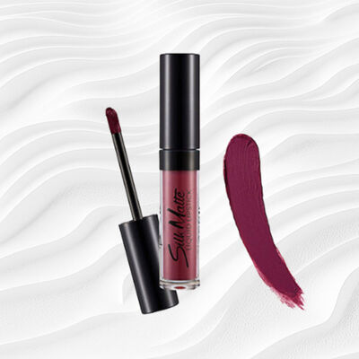 Flormar Silk Matte Liquid Lipstick 015 Pretty Plum - 1