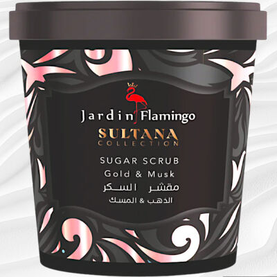 Jardin Flamingo Sultana Sugar Scrub Gold & Musk 600 G - 2