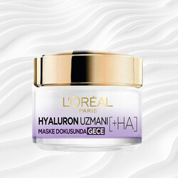 Loreal Hyaluron Cilt Dolgunlaştırıcı Gece Kremi 50 ML - 1