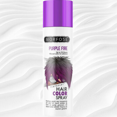 Morfose Hair Color Sprey 150 Ml Purple - 2