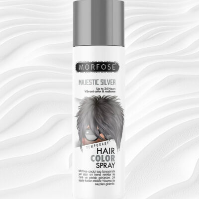 Morfose Hair Color Sprey 150 Ml Silver - 2