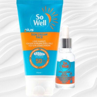 So Well Yüz İçin Güneş Kremi 50 Faktör 75 ML - 1