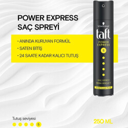 Taft Saç Spreyi 5 Power Express 250 ML - 2