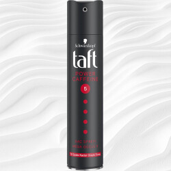 Taft Saç Spreyi 5 Power Caffeine 250 ML - 1