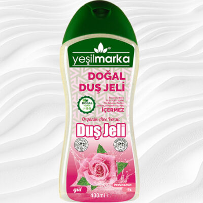 Yeşilmarka Organik Doğal Duş Jeli Gül 400 ML - 1